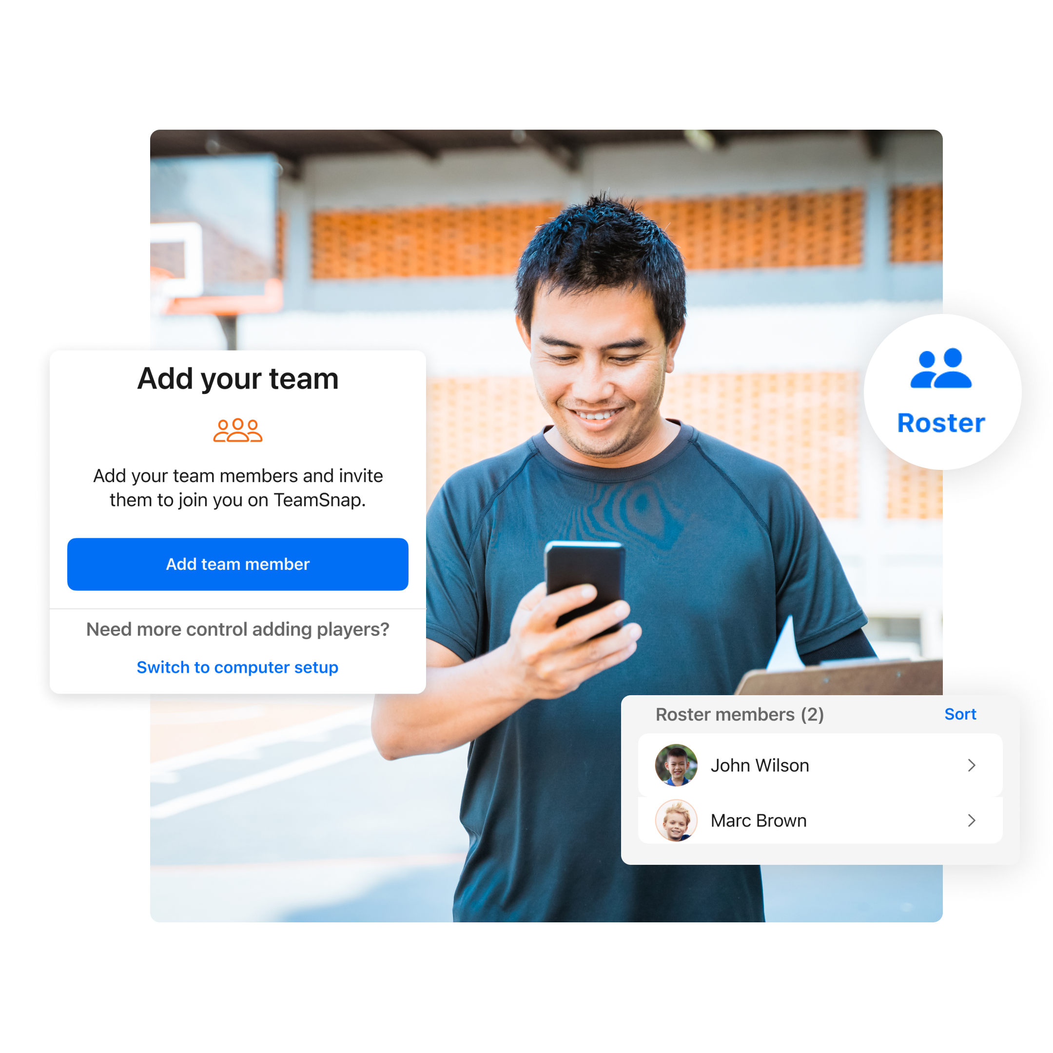 TeamSnap Registration Admin View