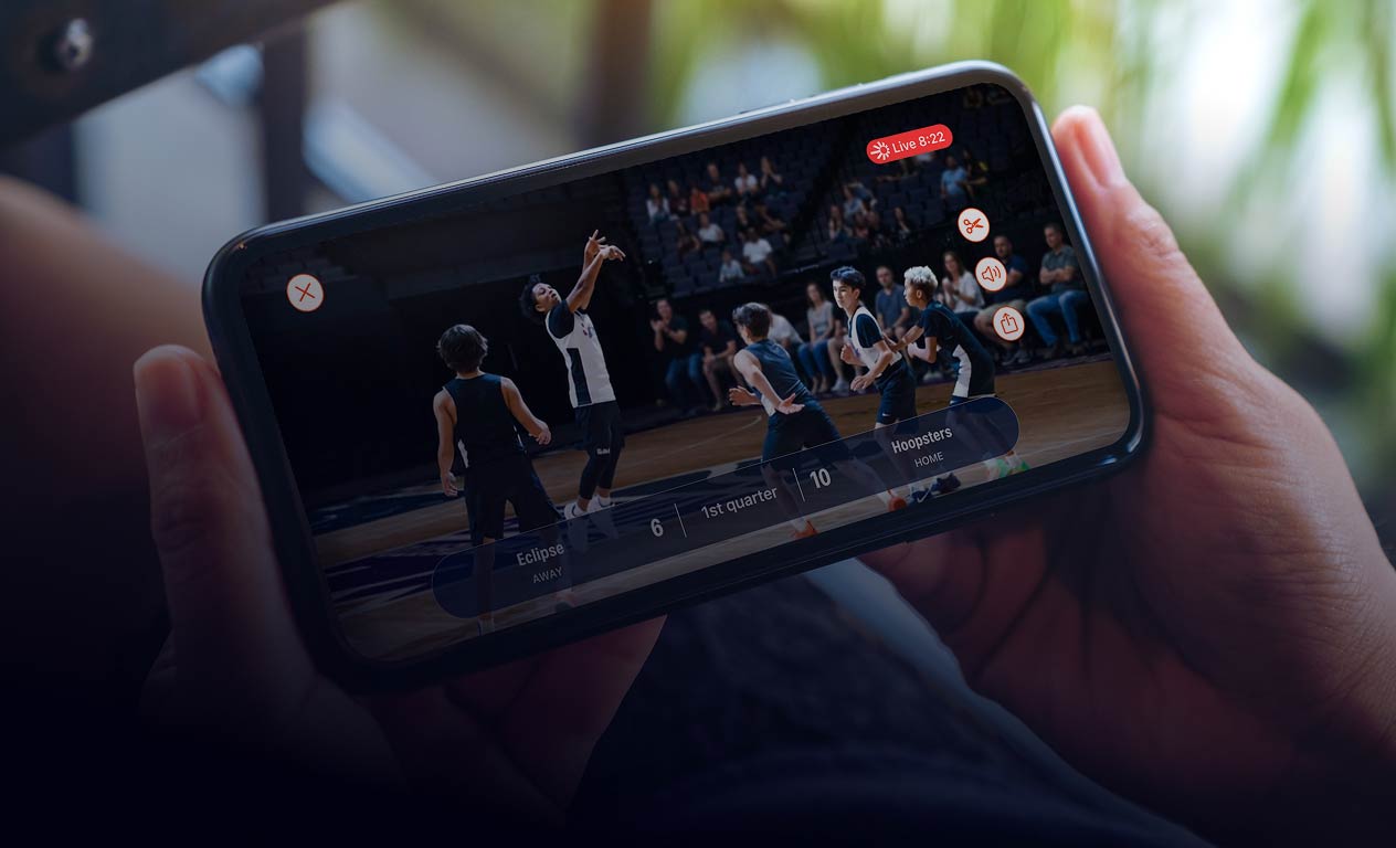Watching a live streaming in TeamSnap ONE